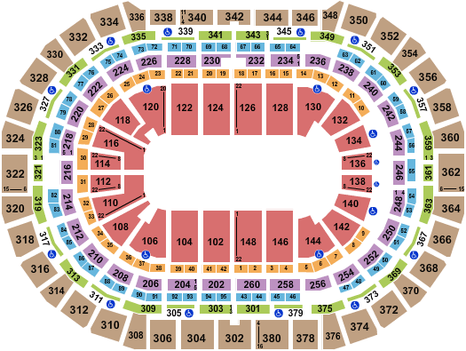 Ball Arena Ball Arena Seating Chart